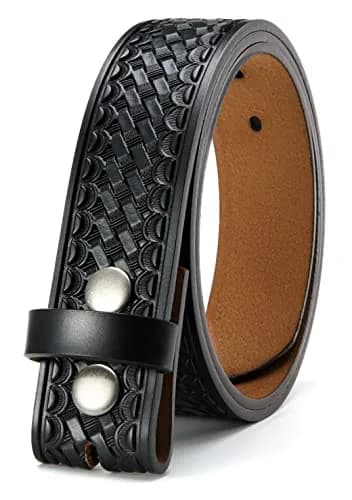 CHAOREN Western Belt for Men without Buckle 1.5" Full Grain Leather Strap | Premium Quality & Perfect Fit thumbnail 4
