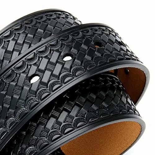 CHAOREN Western Belt for Men without Buckle 1.5" Full Grain Leather Strap | Premium Quality & Perfect Fit thumbnail 5
