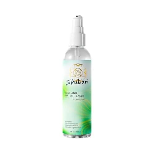 SHIBARI Premium Aloe Water-Based Personal Lubricant 118ml (4 Fl Oz) | Organic Aloe, Hypoallergenic, Condom-Safe thumbnail 1