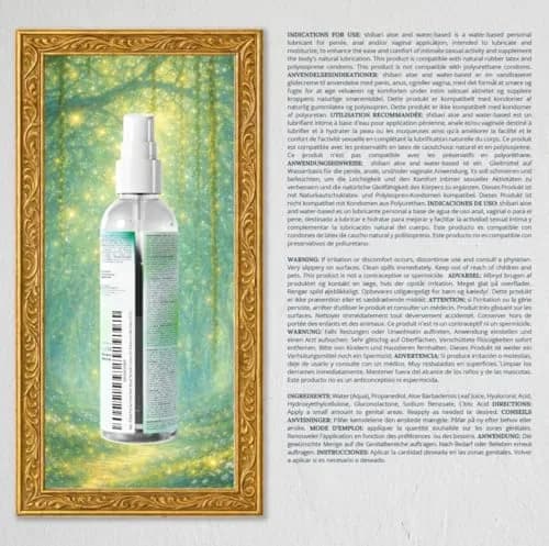 SHIBARI Premium Aloe Water-Based Personal Lubricant 118ml (4 Fl Oz) | Organic Aloe, Hypoallergenic, Condom-Safe thumbnail 2