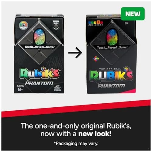 Rubik's Phantom Heat-Activated Puzzle Cube 3x3 | STEM Learning Toy for Ages 8+ thumbnail 5
