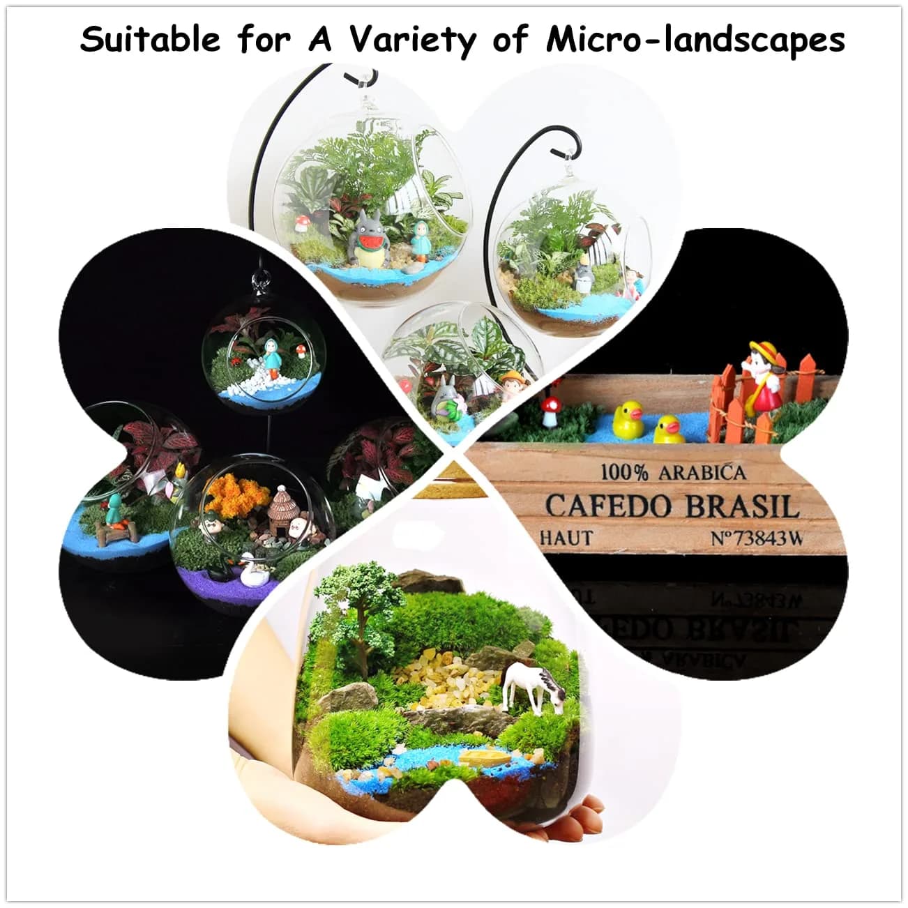 LONCESS 12 Pcs Realistic Dog Miniature Figurines | Resin Dog Ornaments for Fairy Gardens, Terrariums, and Crafts - view 7