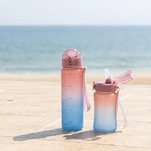 OLDLEY Kids Water Bottle 355ml (12 oz) | BPA-Free Reusable Tritan Plastic with Straw & Chug Lids thumbnail 2