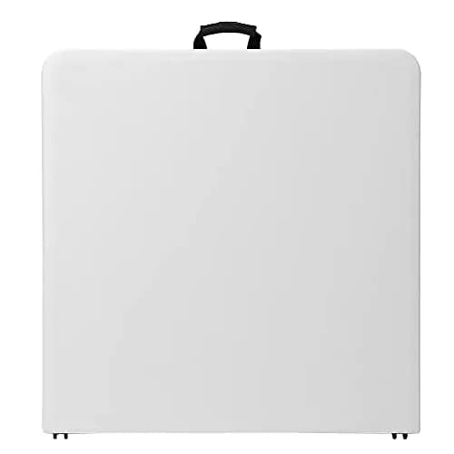 ZENY 4ft Portable Folding Table White | Indoor Outdoor Picnic Party Camp Dining thumbnail 10