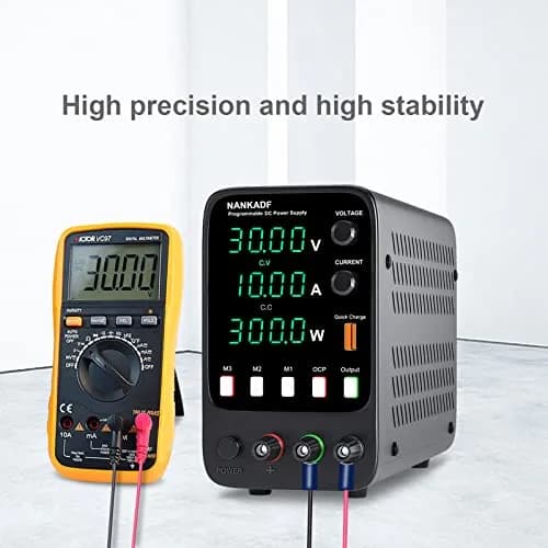 NANKADF 30V 10A DC Power Supply with USB Quick-Charge | Precision Encoder Knob & Memory Presets thumbnail 8