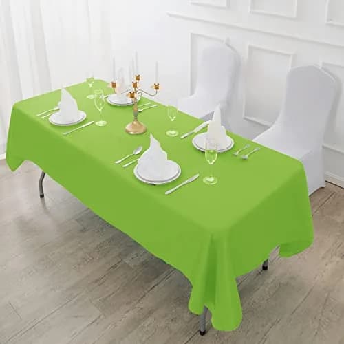 Fokitut Waterproof Rectangle Tablecloth 60x102 Inch | Stain & Wrinkle Resistant Polyester thumbnail 5
