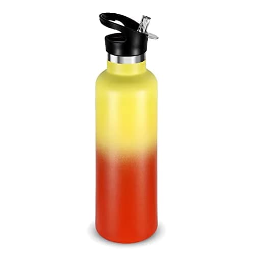 Neihepal Gradient Color Stainless Steel Water Bottle 24oz | Double Wall Vacuum Insulated for Hot & Cold (120 chars) thumbnail 1