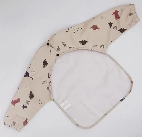 GZMM Waterproof Baby Bibs Long Sleeve Feeding Bib with Food Catcher, Easy Clean & Washable | Infant Toddler Bibs for 6-24 Months thumbnail 4