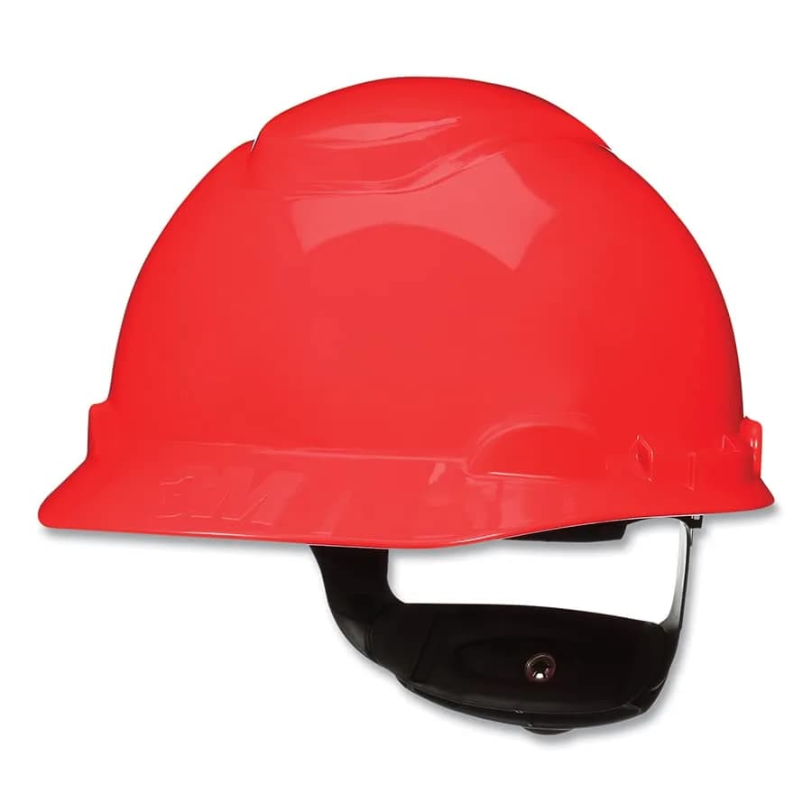 3M Hard Hat SecureFit, Red, Non-Vented Cap Style Safety Helmet, ANSI Z87.1 | Pressure Diffusion Technology for All-Day Comfort thumbnail 4