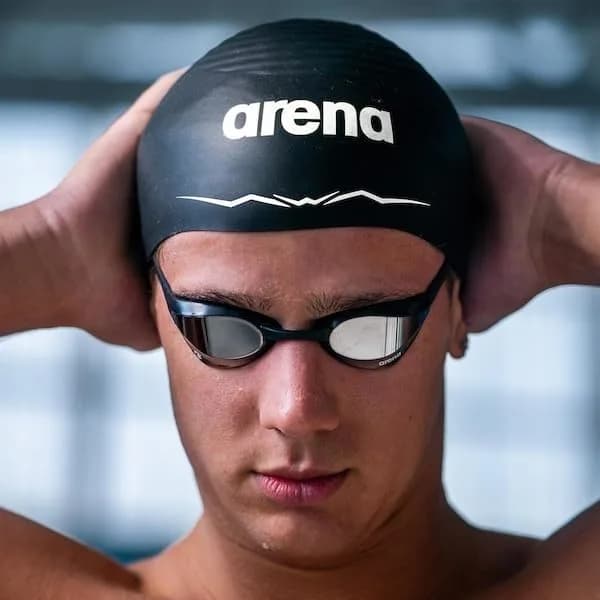 Arena Silicone Racing Swim Cap Men and Women Aquaforce Wave Large | Hydrodynamic Performance thumbnail 4