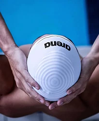 ARENA Aquaforce Wave Silicone Racing Swim Cap Large | FINA-Approved Hydrodynamic Performance thumbnail 4