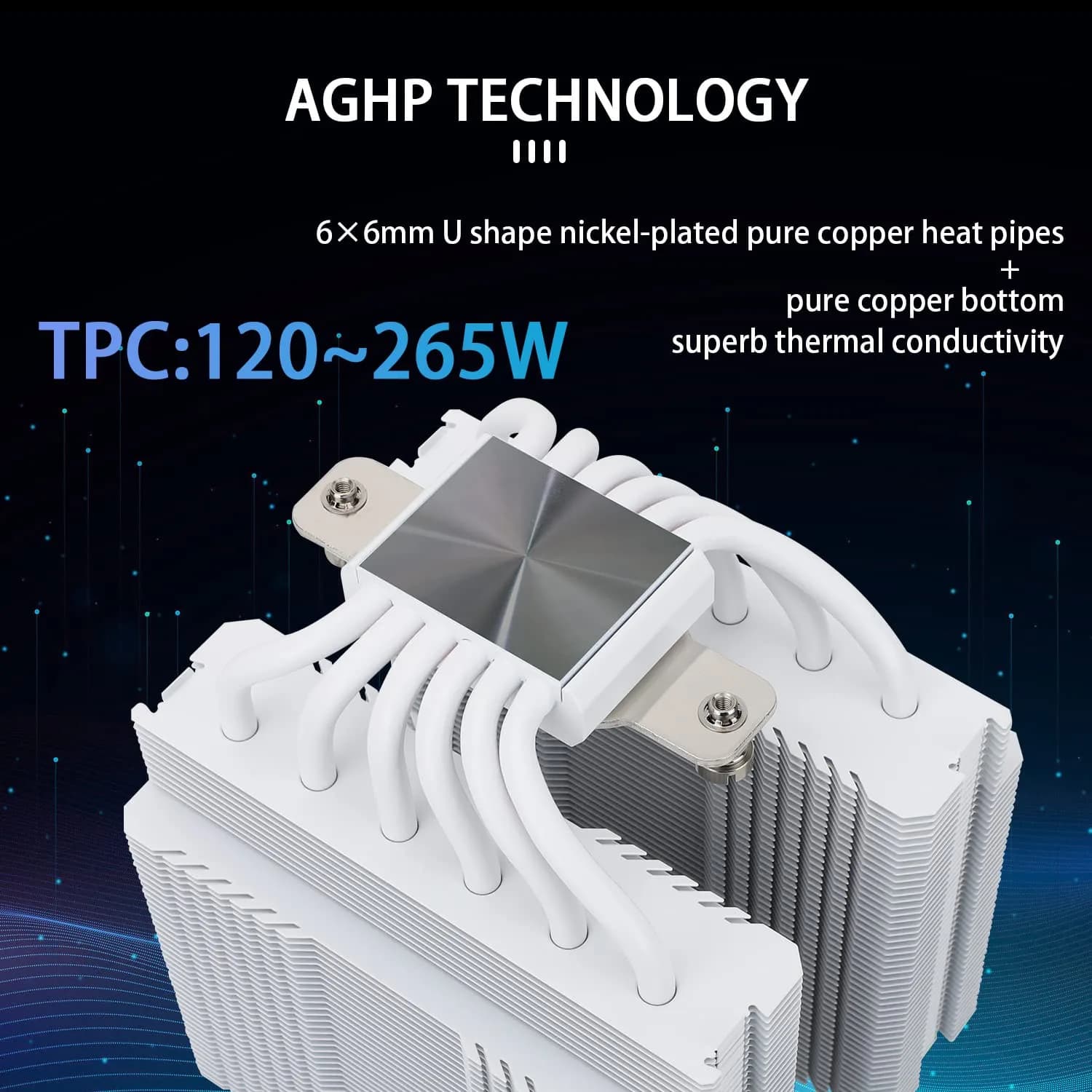 Thermalright Peerless Assassin 120 SE ARGB White CPU Air Cooler - LGA1700, AM5 - view 2