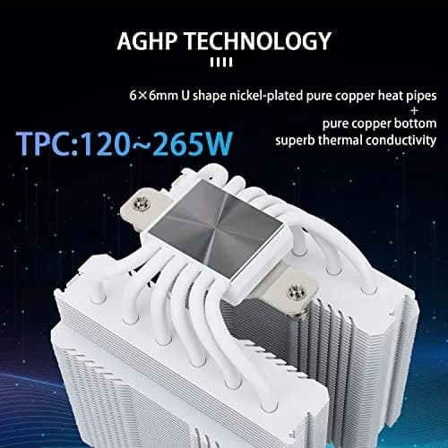 Thermalright Peerless Assassin 120 SE ARGB White CPU Air Cooler | 6 Heat Pipes, Dual 120mm PWM Fans, LGA1700/AM5 Compatible thumbnail 2