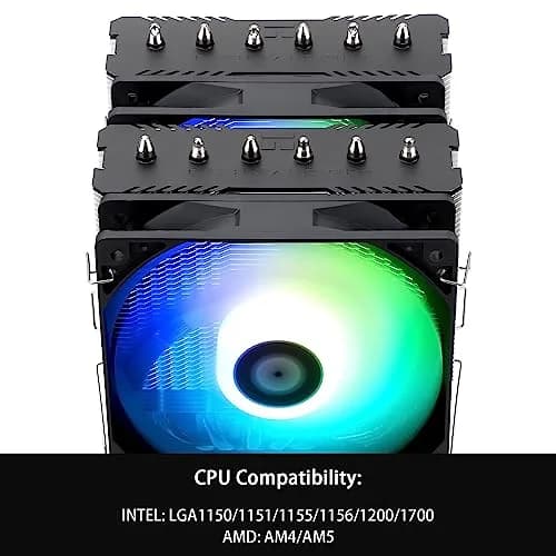 Thermalright Peerless Assassin 120 SE ARGB CPU Air Cooler, 155mm Height | Dual TL-C12C-S PWM Fans, 6 Heat Pipes, AM4/AM5/LGA1700/115X Compatible thumbnail 4