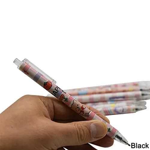 Maydahui Cartoon Bear Rabbit Gel Pen Set 12 pcs | Smooth Ink, Animal Design, 0.5mm Fine Point thumbnail 5