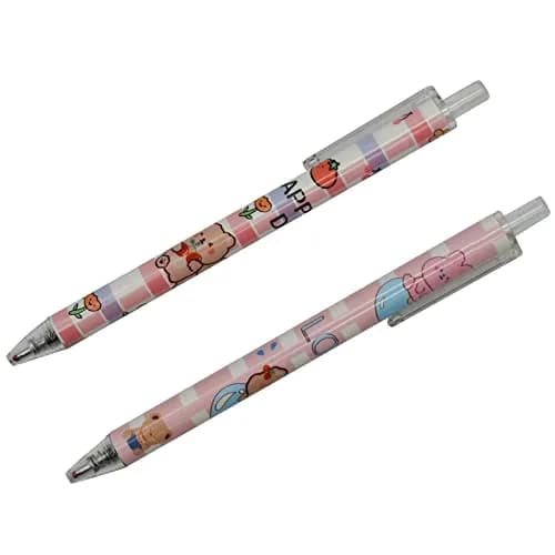 Maydahui Cartoon Bear Rabbit Gel Pen Set 12 pcs | Smooth Ink, Animal Design, 0.5mm Fine Point thumbnail 8