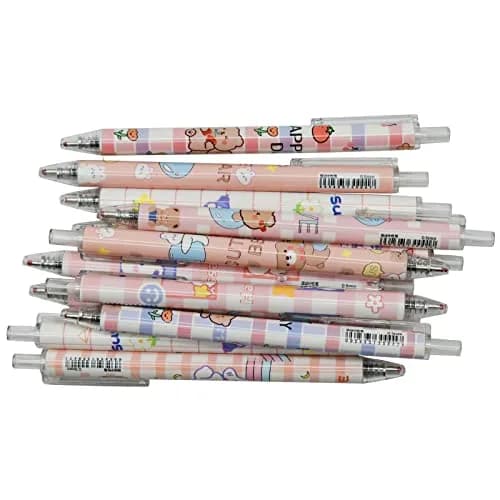 Maydahui Cartoon Bear Rabbit Gel Pen Set 12 pcs | Smooth Ink, Animal Design, 0.5mm Fine Point thumbnail 9