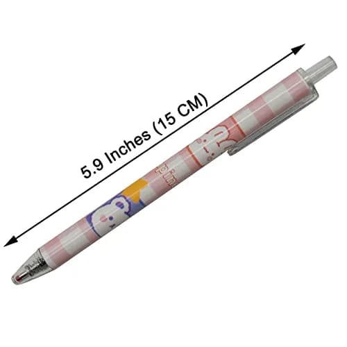 Maydahui Cartoon Bear Rabbit Gel Pen Set 12 pcs | Smooth Ink, Animal Design, 0.5mm Fine Point thumbnail 2
