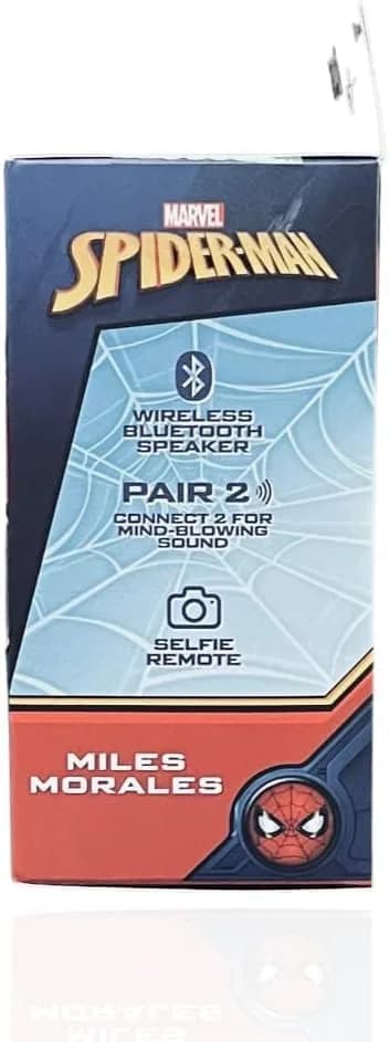 Bitty Boomers Miles Morales Mini Bluetooth Speaker 5cm (2") | Sync 2 for Stereo Mode thumbnail 8