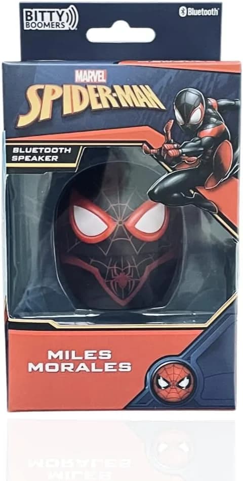 Bitty Boomers Miles Morales Mini Bluetooth Speaker 5cm (2") | Sync 2 for Stereo Mode thumbnail 4