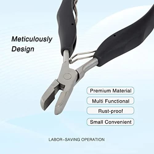 coloryoung Hair Extension Removal Tool 5.5 Inch | Durable Stainless Steel Hair Extension Pliers thumbnail 3