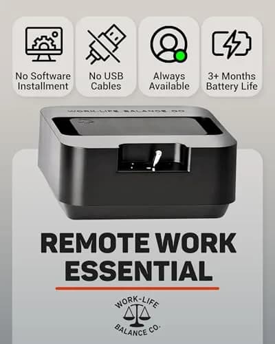 Work-Life Balance Corporation Mechanical Mouse Jiggler, Sunshine | Keeps PC Active thumbnail 4