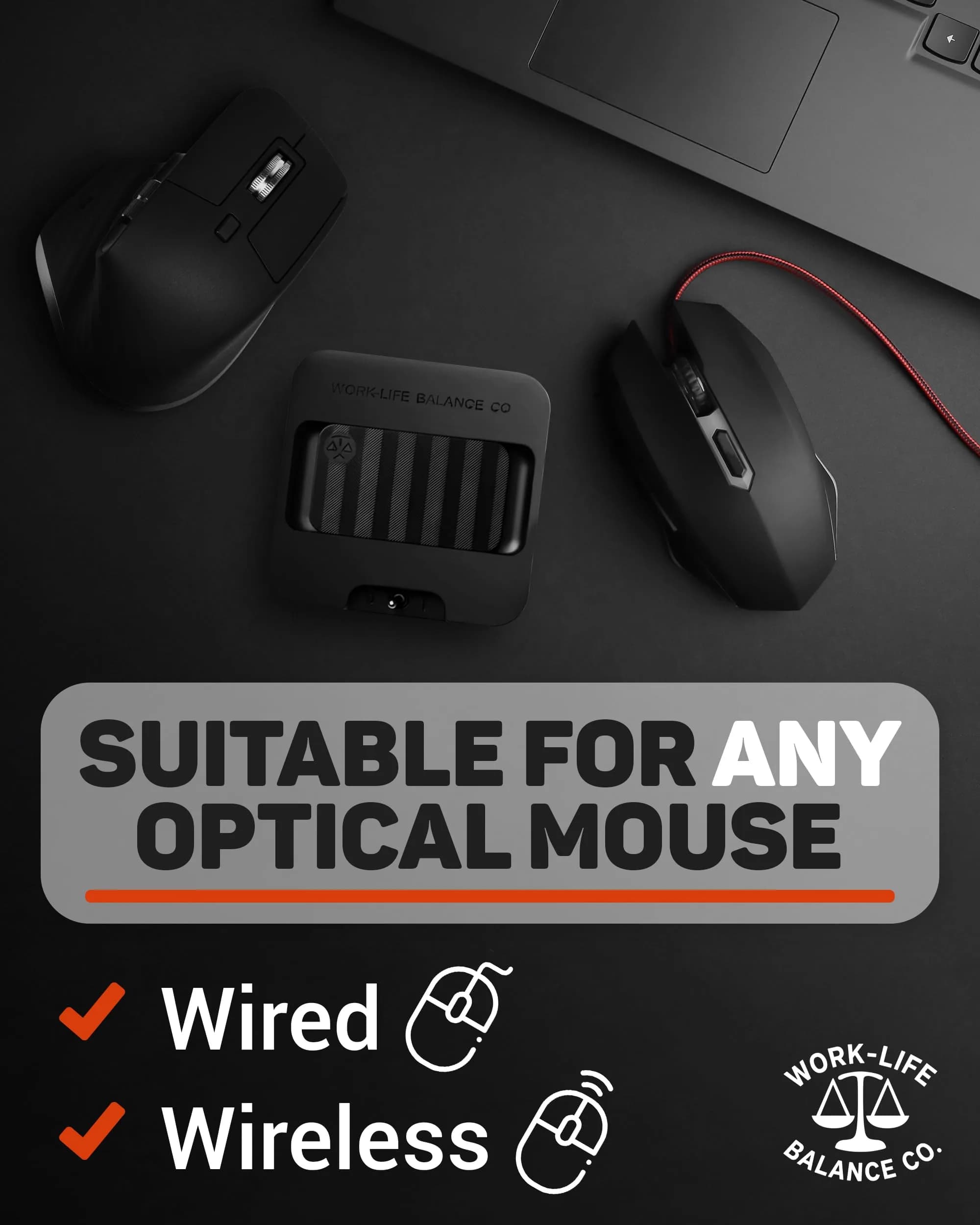 Work-Life Balance Corporation Mechanical Mouse Jiggler, Sunshine | Keeps PC Active - view 5