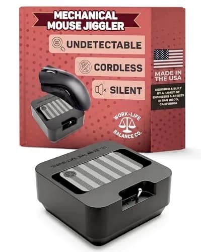 Work-Life Balance Corporation Mechanical Mouse Jiggler, Sunshine | Keeps PC Active thumbnail 1