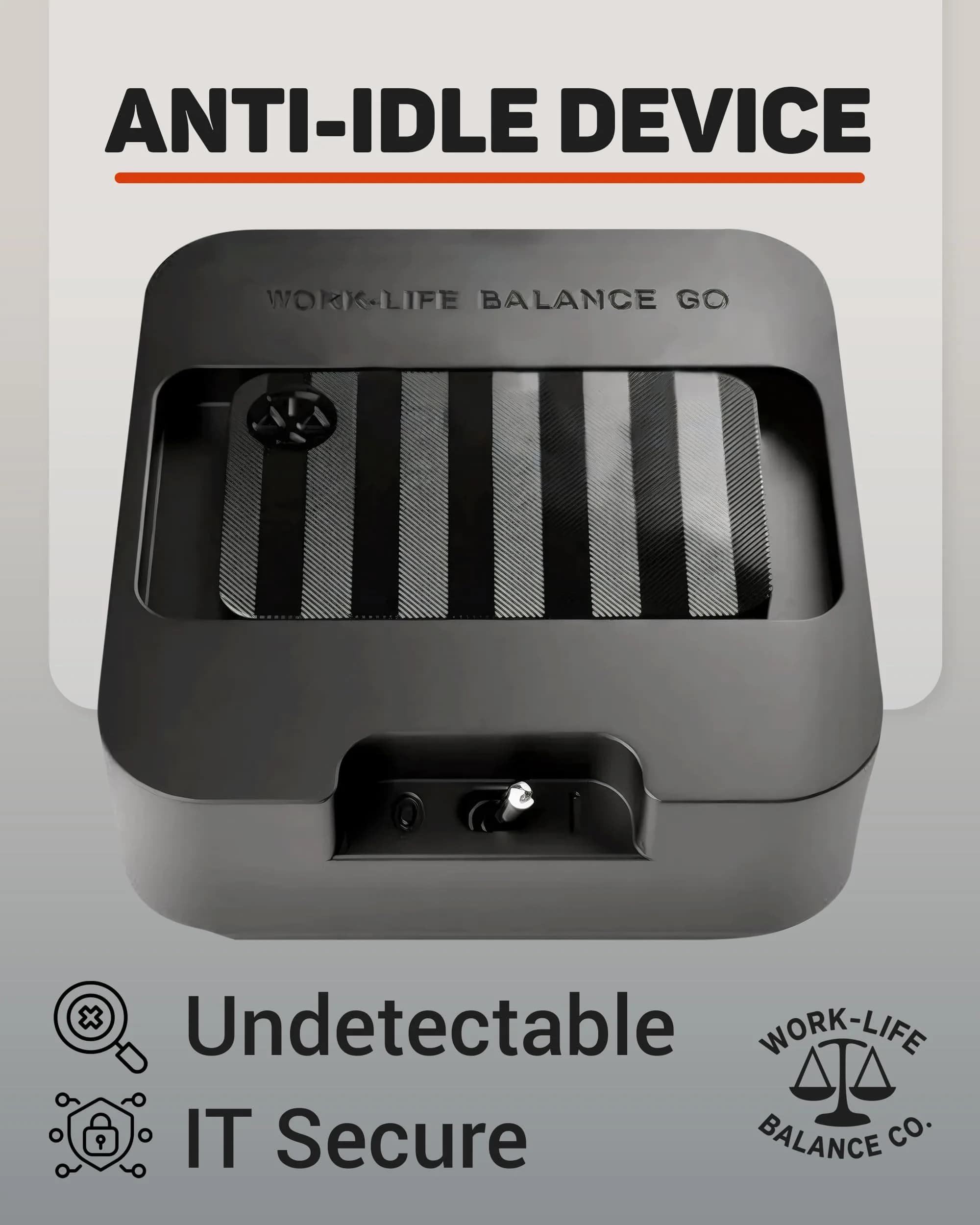 Work-Life Balance Corporation Mechanical Mouse Jiggler, Sunshine | Keeps PC Active - view 3