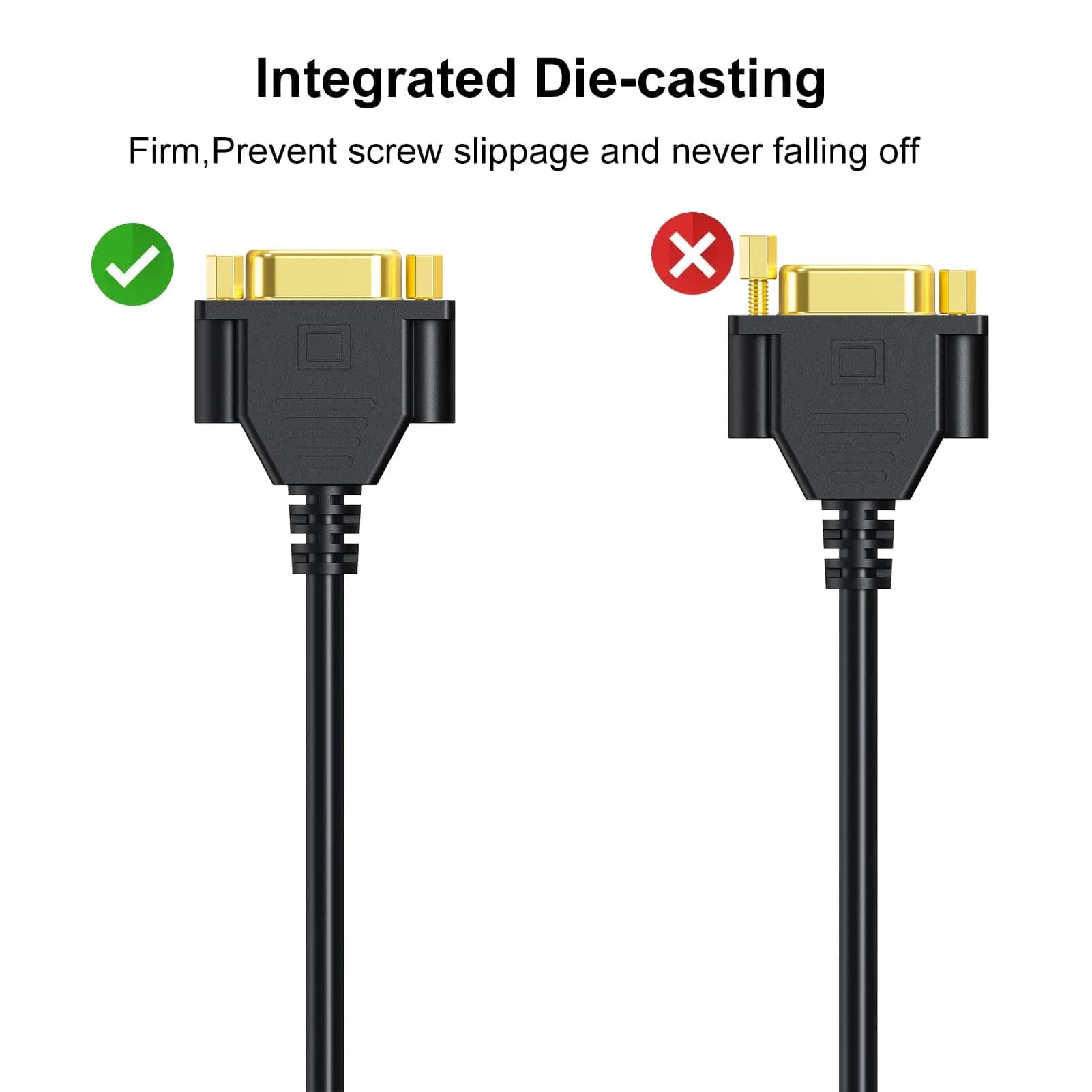 UV-CABLE VGA Extension Cable 3FT (0.91 m) Male to Female | 1080P Full HD Support - view 3