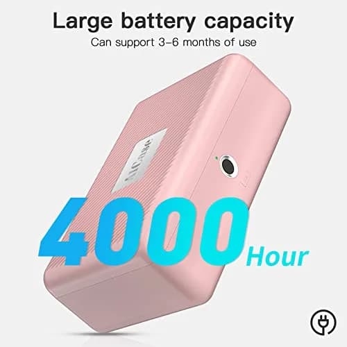 AICase Biometric Fingerprint Safe Box Pink | Rechargeable Lock Box for Home Office Travel thumbnail 4