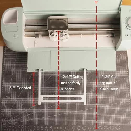 LOPASA Extension Tray for Cricut Explore 4, 3, Air 2 | 7.5"L x 3"W (19cm x 7.6cm) | Keeps Vinyl Straight thumbnail 6