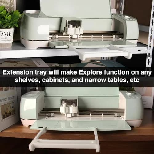 LOPASA Extension Tray for Cricut Explore 4, 3, Air 2 | 7.5"L x 3"W (19cm x 7.6cm) | Keeps Vinyl Straight thumbnail 4