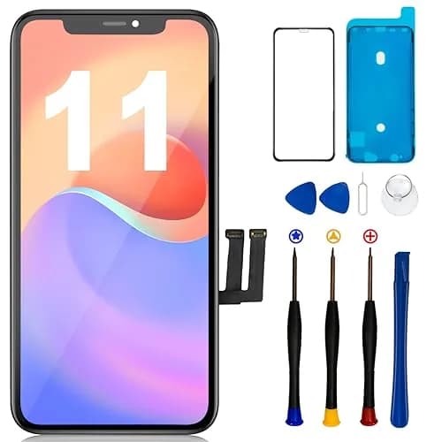 SIMDOG iPhone 11 Screen Replacement Kit 6.1" (15.5 cm) | Full HD Display with Tools & Tempered Glass thumbnail 1