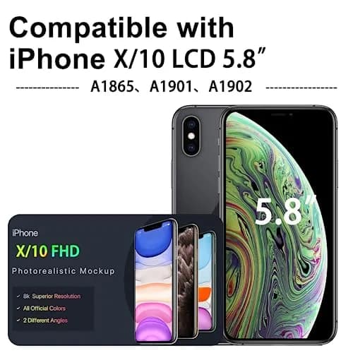 SIMDOG iPhone X Screen Replacement Kit 5.8" Full HD | Compatible with A1865, A1901, A1902 thumbnail 5