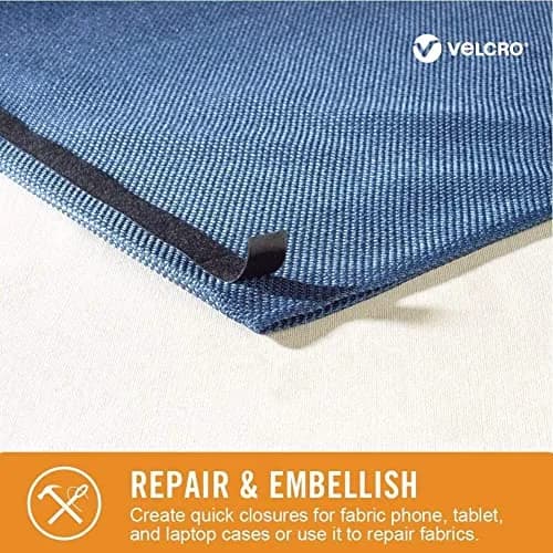 VELCRO Brand Sticky Back for Fabrics 10ft x 3/4in | No-Sew Hemming Tape for Clothes & Repairs thumbnail 2