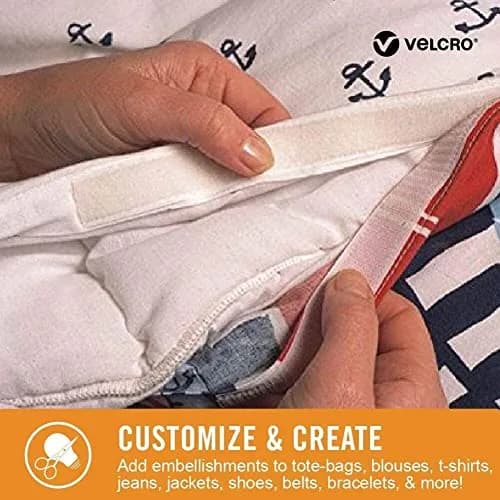 VELCRO Brand Sticky Back for Fabrics 10ft x 3/4in | No-Sew Hemming Tape for Clothes & Repairs thumbnail 3