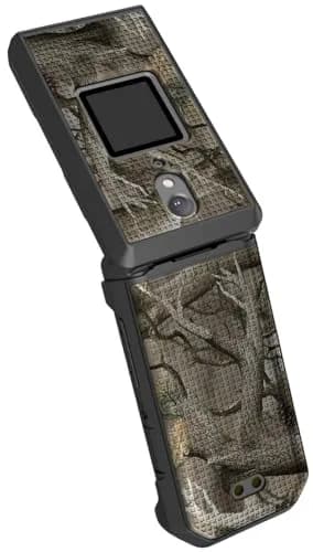 Nakedcellphone CAT S22 Flip Phone Case with Belt Clip Combo - Camo | Hard Shell & Rotating Holster Holder thumbnail 5