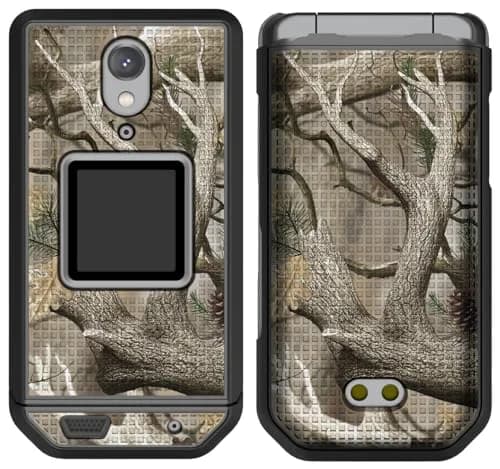 Nakedcellphone CAT S22 Flip Phone Case with Belt Clip Combo - Camo | Hard Shell & Rotating Holster Holder thumbnail 3