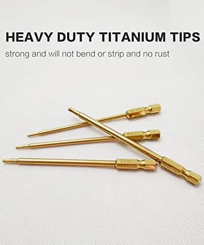 Raflot RC Hex Bit Set 1.5mm, 2.0mm, 2.5mm & 3.0mm | Titanium Coated, High Hardness (100mm Length) thumbnail 4