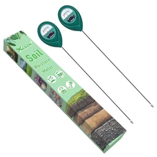 XLUX 2 Pack Long Probe Soil Moisture Meter, Battery-Free | Accurate Deep Soil Hydration Check thumbnail 1