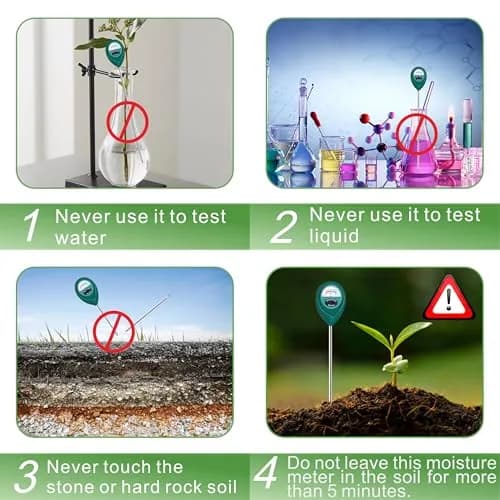 XLUX 2 Pack Long Probe Soil Moisture Meter, Battery-Free | Accurate Deep Soil Hydration Check thumbnail 5