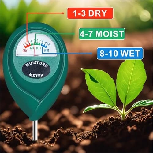 XLUX 2 Pack Long Probe Soil Moisture Meter, Battery-Free | Accurate Deep Soil Hydration Check thumbnail 3