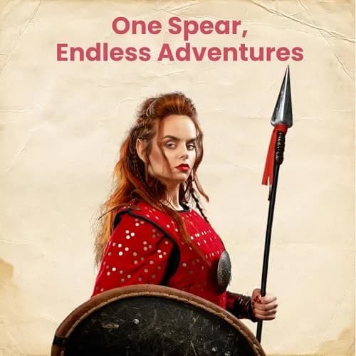 Nicky Bigs Novelties Spartan Warrior Spear, 1.5m | Costume Prop for Adults thumbnail 7