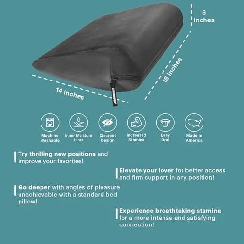 Liberator Jaz Original Sex Positioning Pillow 46cm x 15cm x 37cm | Comfort for Intimacy thumbnail 6