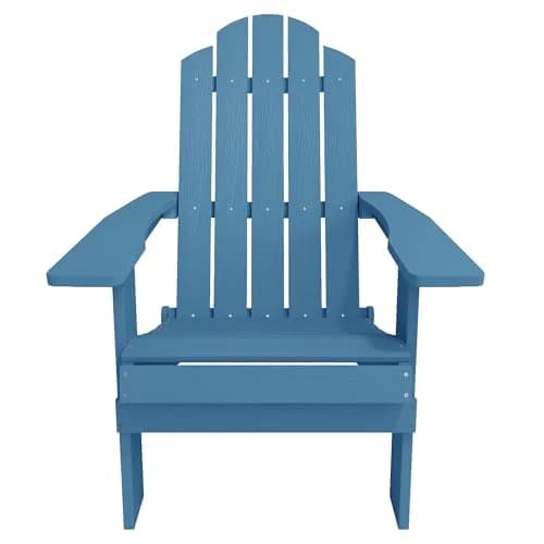 MXIMU Folding Adirondack Chair for Outdoor | Easy Assembly & Comfortable Design thumbnail 8