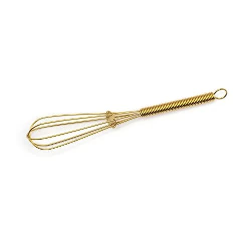 TYGYLZGCF Gold Mini Whisk 13cm (5 inch) | Perfect for Small Batches & Beverages thumbnail 1