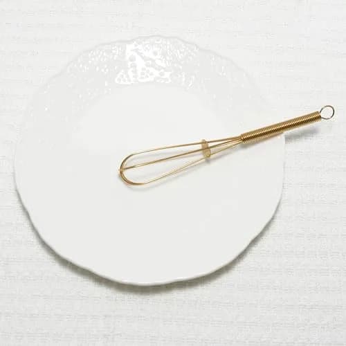 TYGYLZGCF Gold Mini Whisk 13cm (5 inch) | Perfect for Small Batches & Beverages thumbnail 3