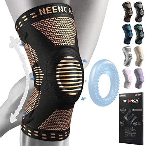 NEENCA Professional Knee Brace for Pain Relief | Medical Support with Patella Pad & Stabilizers, FSA/HSA Approved (98-120 chars) thumbnail 1