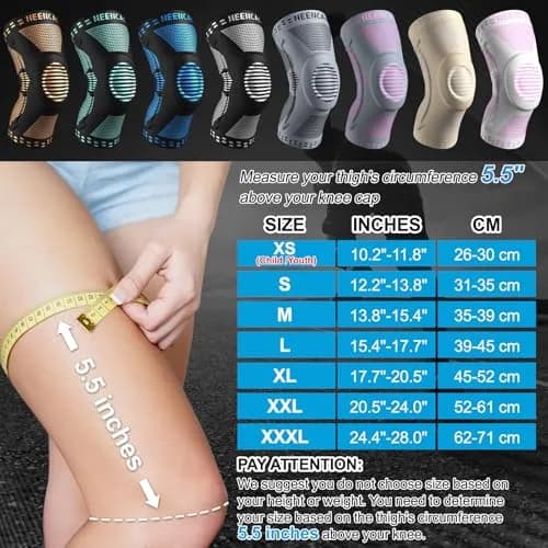 NEENCA Professional Knee Brace for Pain Relief | Medical Support with Patella Pad & Stabilizers, FSA/HSA Approved (98-120 chars) thumbnail 5
